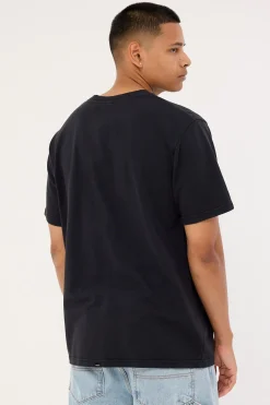 Thrills Wonder World Embro Merch Fit Tee Twighlight Black