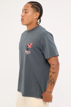 Thrills Wonder World Merch Fit Tee Ebony Petrol