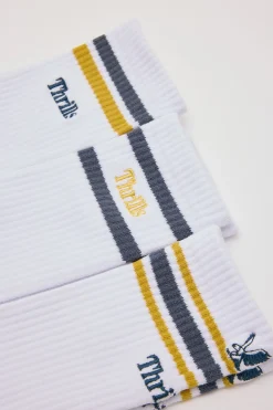 Thrills Workwear 3 Pack Sock White