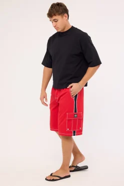 Throw On 3.0 Boardshort True Red