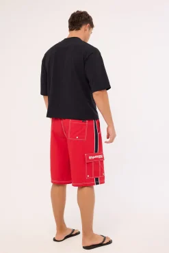 Throw On 3.0 Boardshort True Red