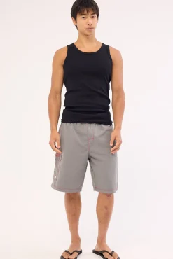 Throw On Boardshort Pewter