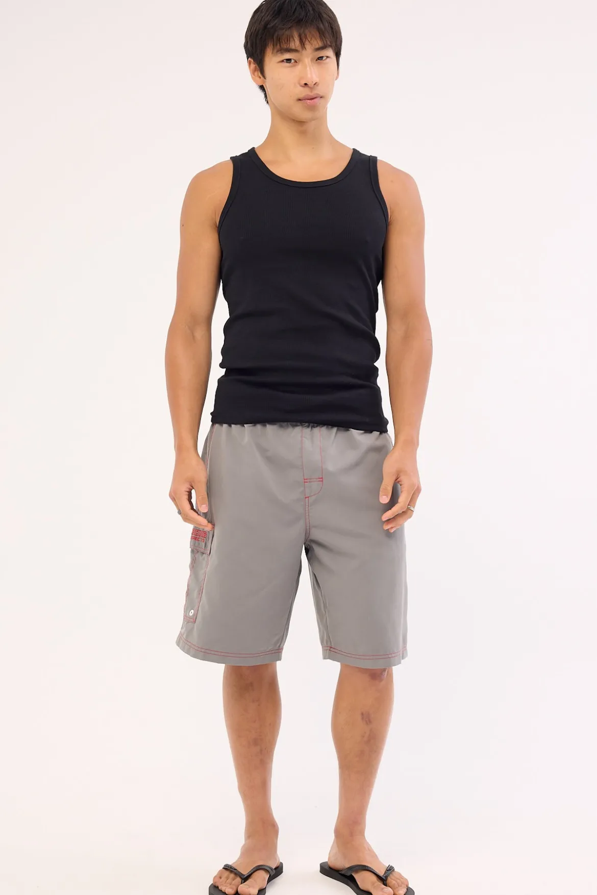 Throw On Boardshort Pewter