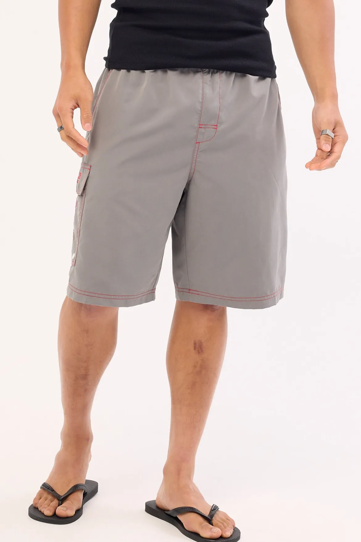 Throw On Boardshort Pewter