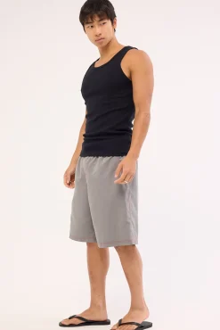Throw On Boardshort Pewter