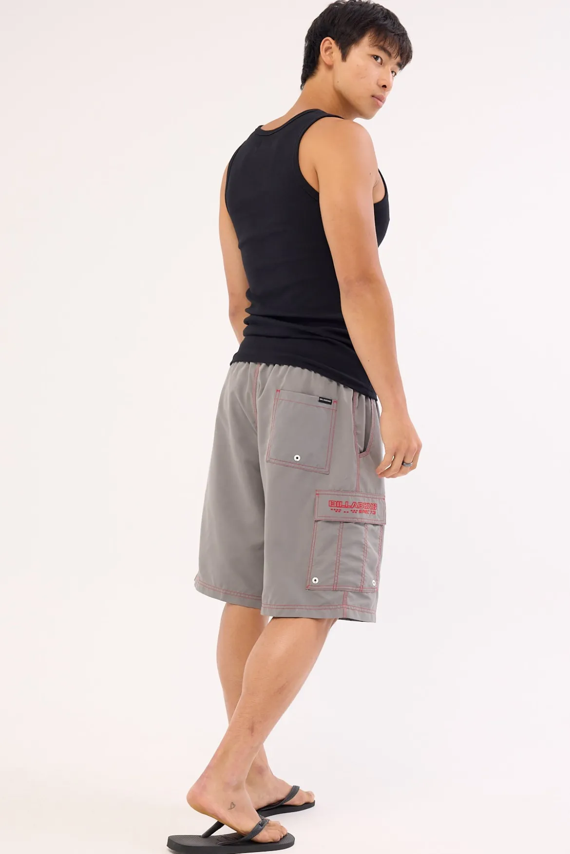 Throw On Boardshort Pewter