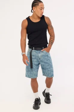 Throws Big Dawg Jean Short Rogue Blue