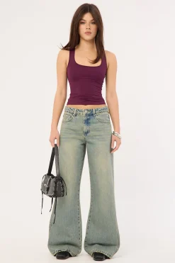 Throws Sweeper Jean Garbage Grimes Blue