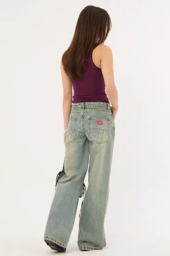 Throws Sweeper Jean Garbage Grimes Blue