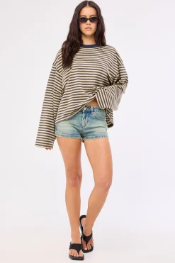 Throws Y2K Micro Short Garbage Grimes Blue