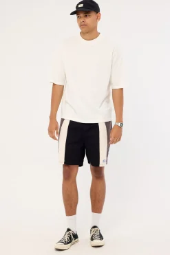 Tide Elastic Waist Short Black/Grey/White