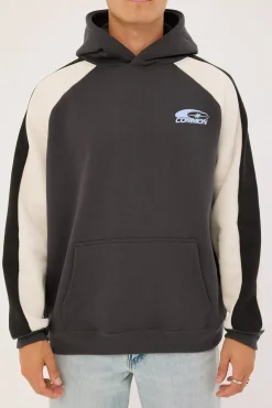 Tide Raglan Boxy Hoodie Asphalt