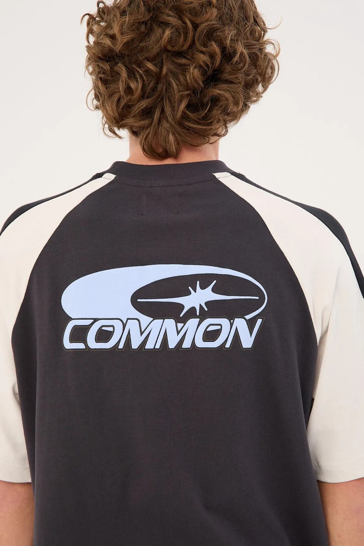 Tide Raglan Heavyweight Easy Tee Asphalt
