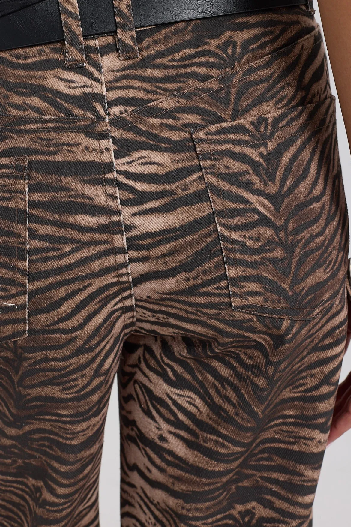 Tiger Lira Low Rise Drill Pant Animal Print