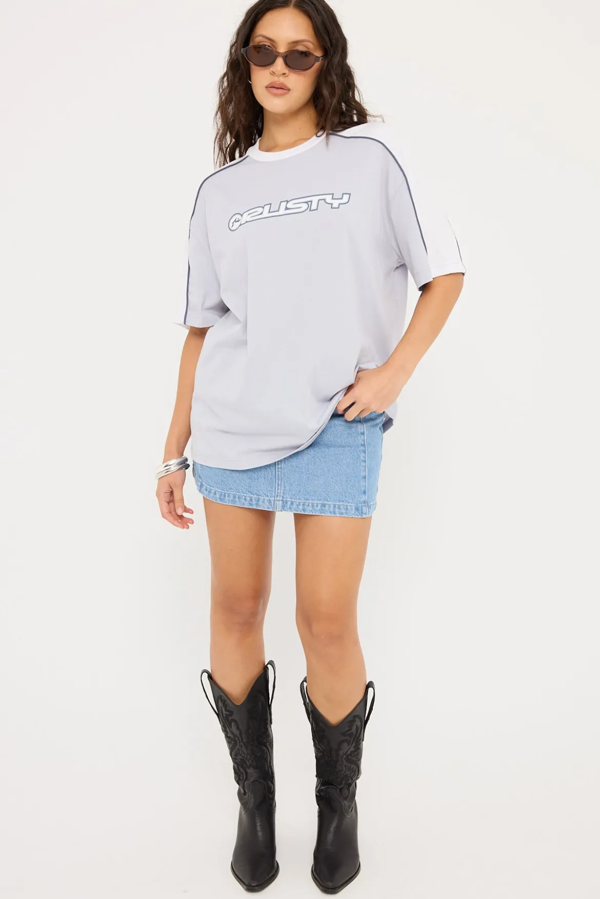 Timmy Target Oversize Tee Retro Blue
