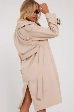 Tina Trench Coat Nude