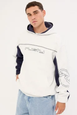 Titan Hooded Fleece Ecru Marle