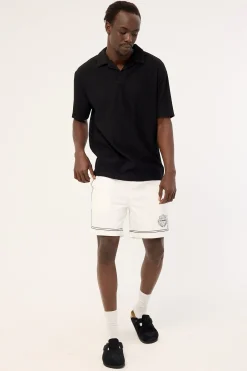 Token Elastic Waist Short White