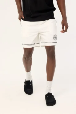 Token Elastic Waist Short White
