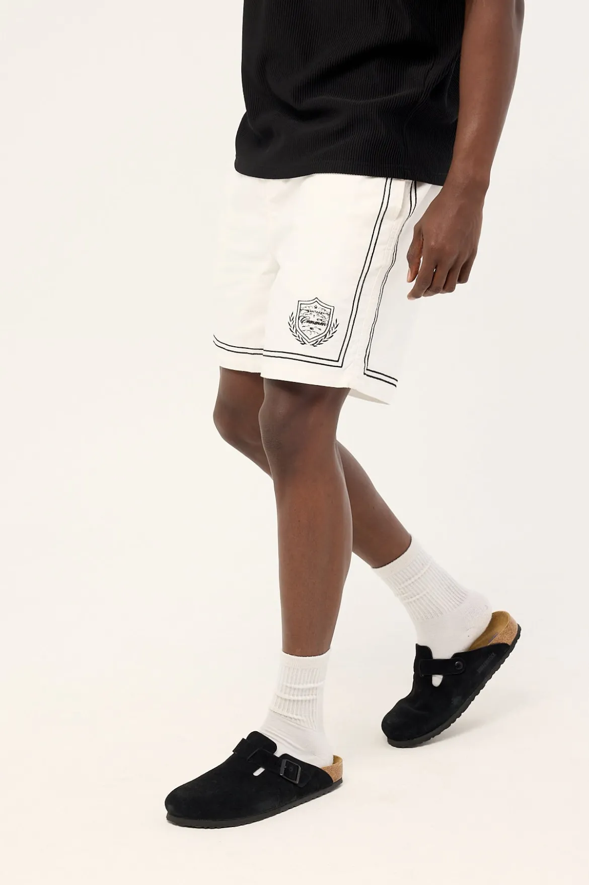 Token Elastic Waist Short White