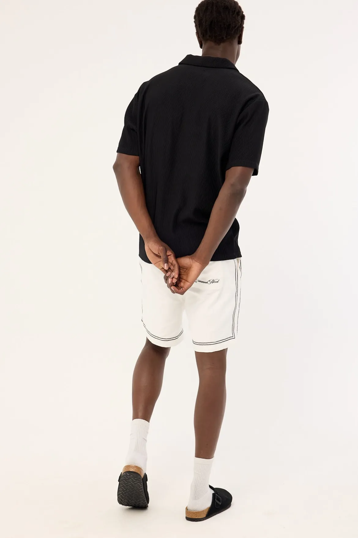 Token Elastic Waist Short White