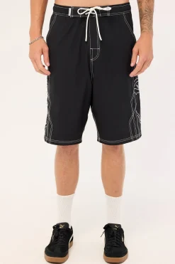 Tombstones Hybrid Waist boardshort Black