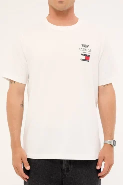Tommy Hilfiger x Cadillac F1 Logo Tee White