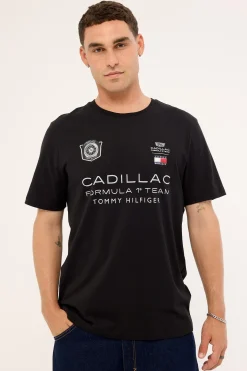Tommy Hilfiger x Cadillac F1 Graphic Tee Black