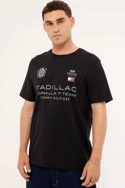 Tommy Hilfiger x Cadillac F1 Graphic Tee Black