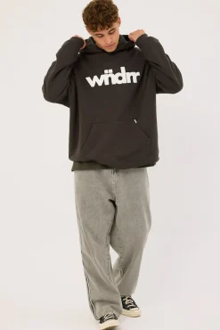 Tone Hood Sweat Faded Black