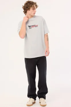 Tonkotsu Heavyweight Boxy Tee Grey
