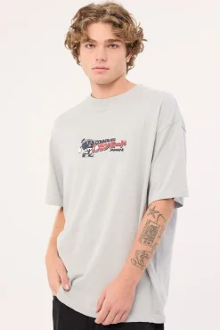 Tonkotsu Heavyweight Boxy Tee Grey
