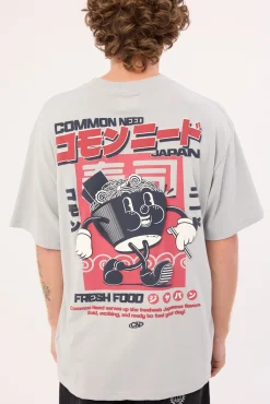 Tonkotsu Heavyweight Boxy Tee Grey