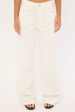 Top Model Studded Jean Porcelain