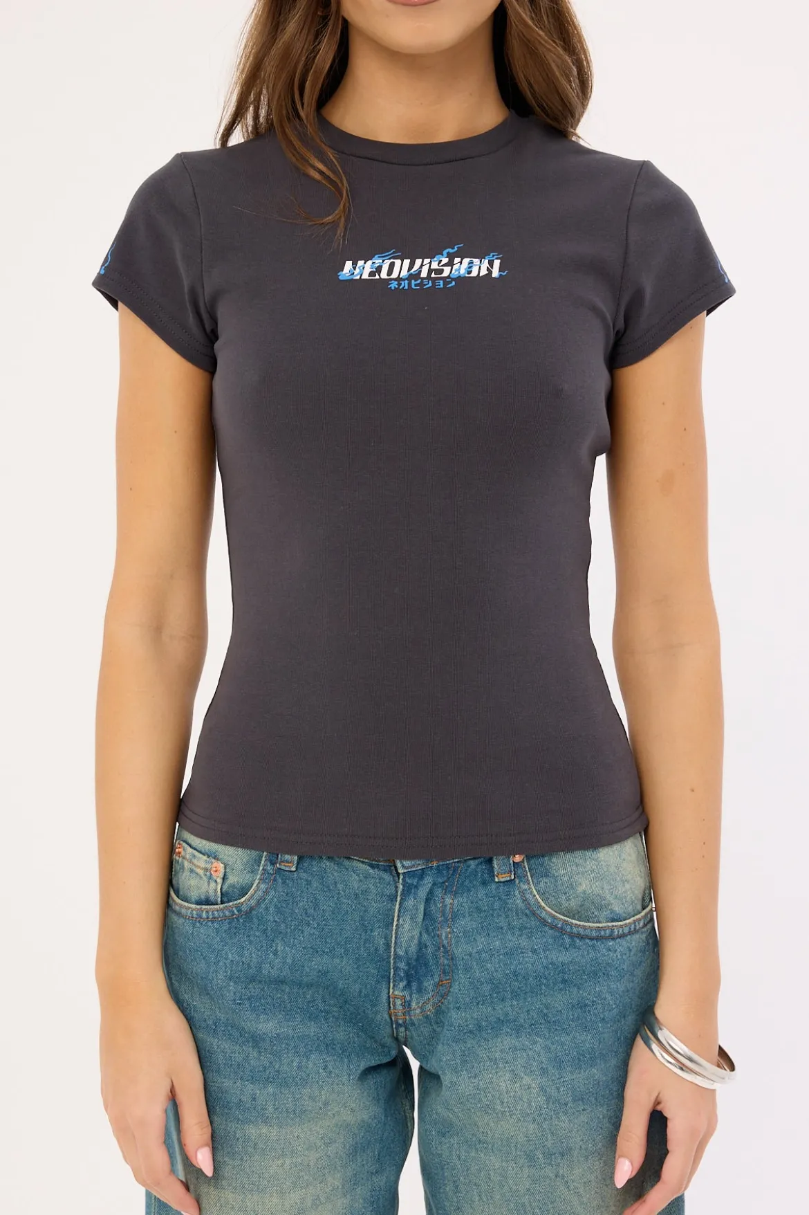 Tora Baby Tee Washed Black
