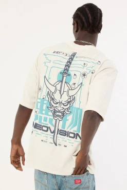 Torii Street Super Heavy Tee Washed Grey Fog