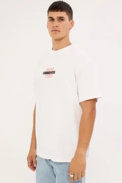 Toshi Heavyweight Boxy Tee White