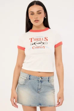 Touch The Sky Boy Tee Dirty White
