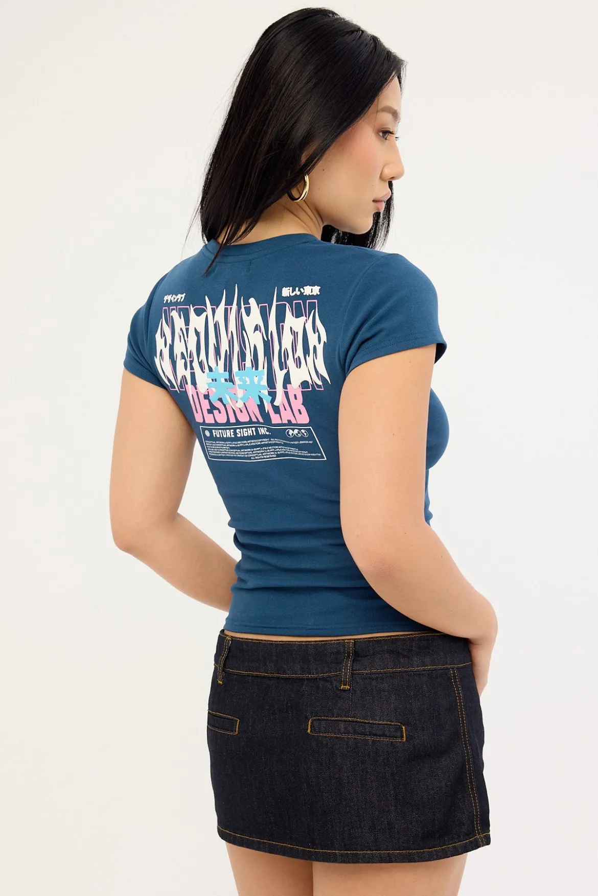 Toxic Baby Tee Teal