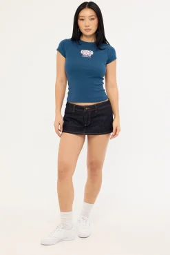 Toxic Baby Tee Teal