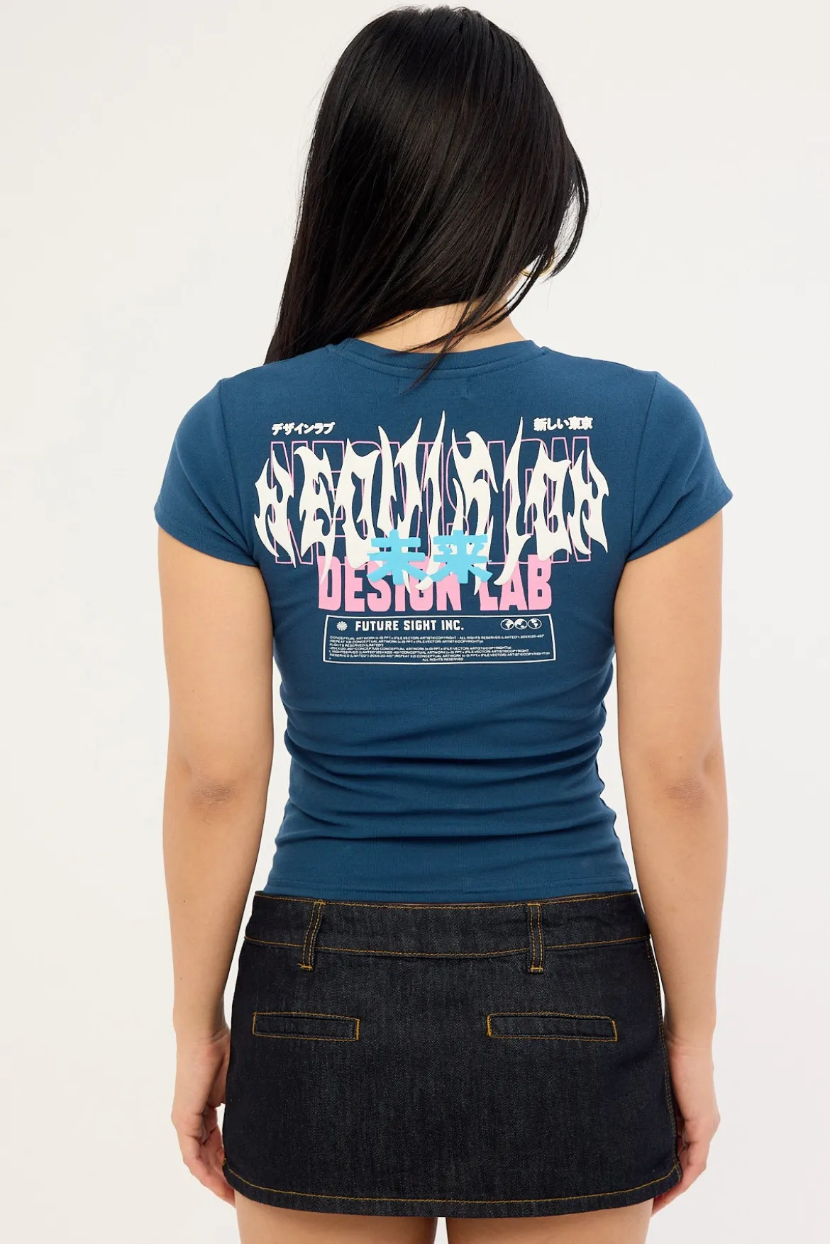 Toxic Baby Tee Teal