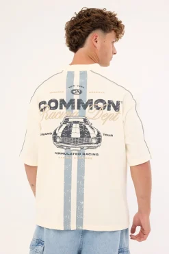Trackside Heavyweight Easy Tee Cloud White