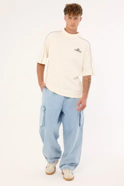 Trackside Heavyweight Easy Tee Cloud White