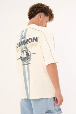 Trackside Heavyweight Easy Tee Cloud White