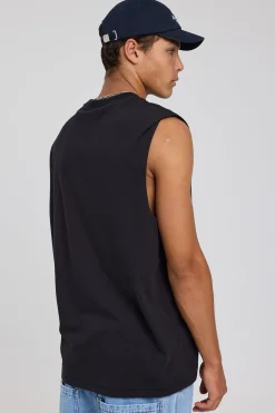 Trade Muscle Tee Black
