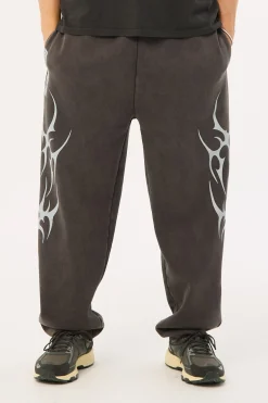 Tribal Baggy Sweatpant Washed Night Black