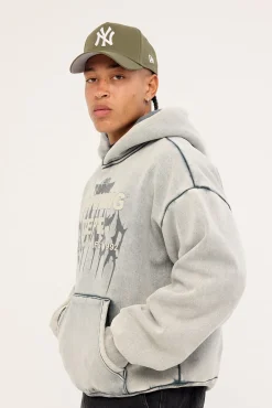 Tribal Dept Hoodie Concrete