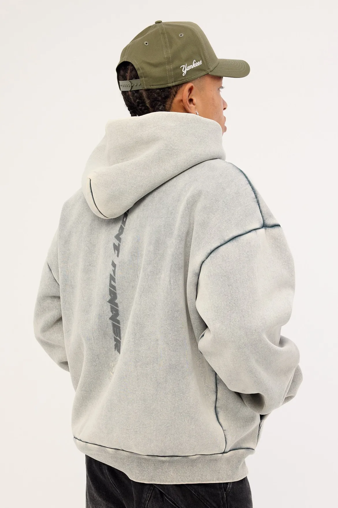 Tribal Dept Hoodie Concrete