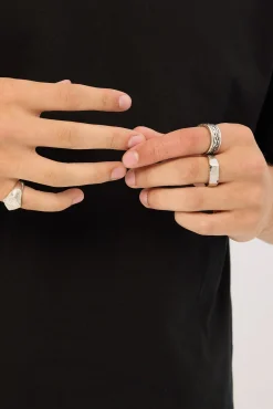 Tribal Rings 3 Pack Antique Silver