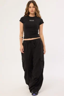 Tribe Nano Tee Washed Black